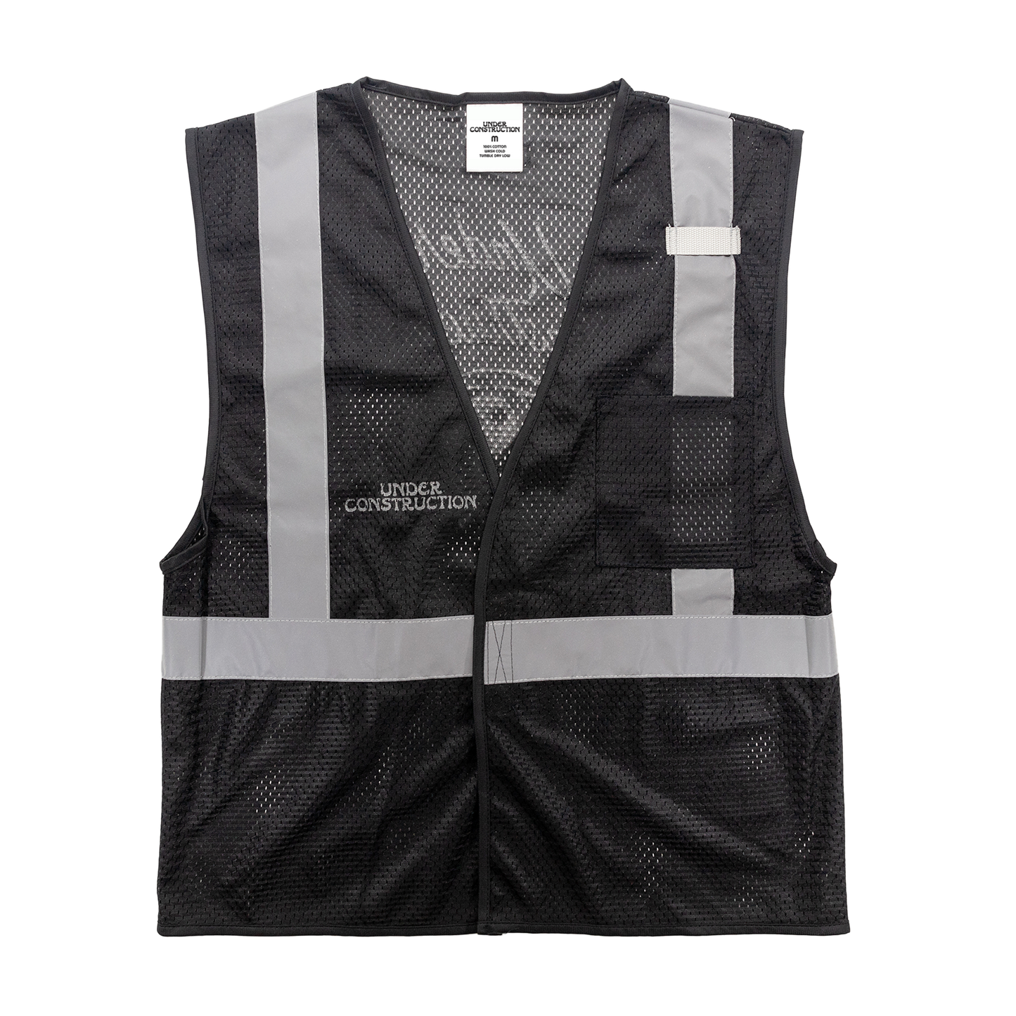 Black Under Construction Vest
