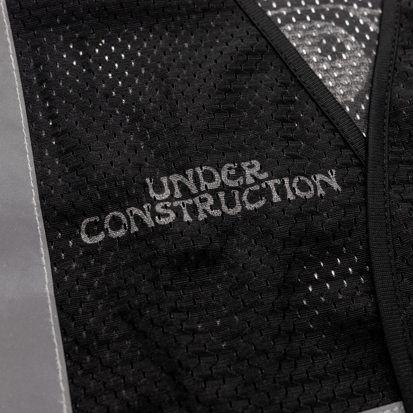 Black Under Construction Vest