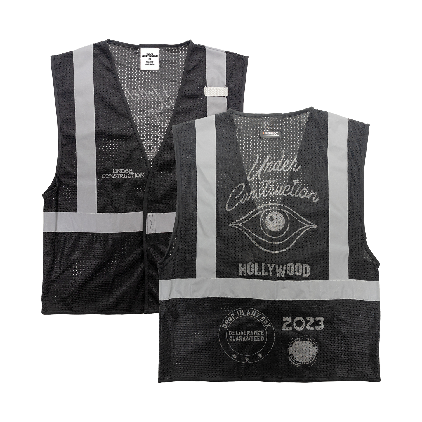 Black Under Construction Vest