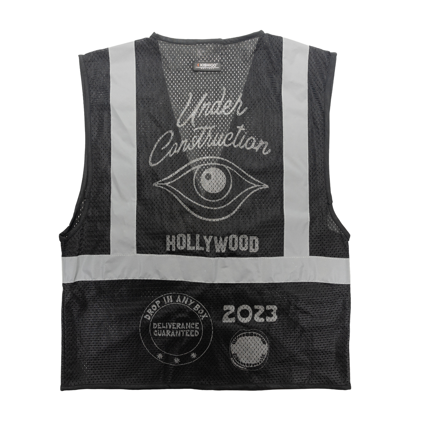 Black Under Construction Vest