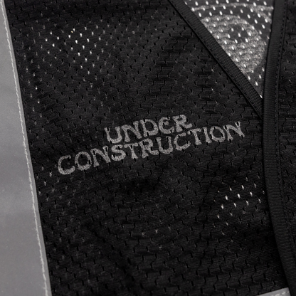 Black Under Construction Vest